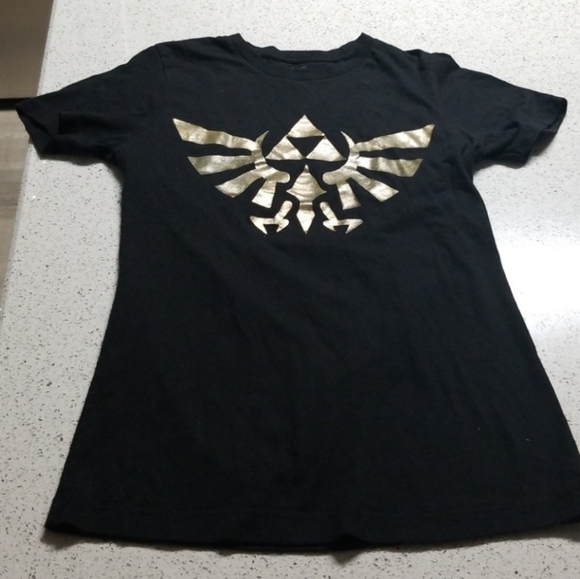 Fabric Mask and tshirt combo triforce zelda - Picture 2 of 8